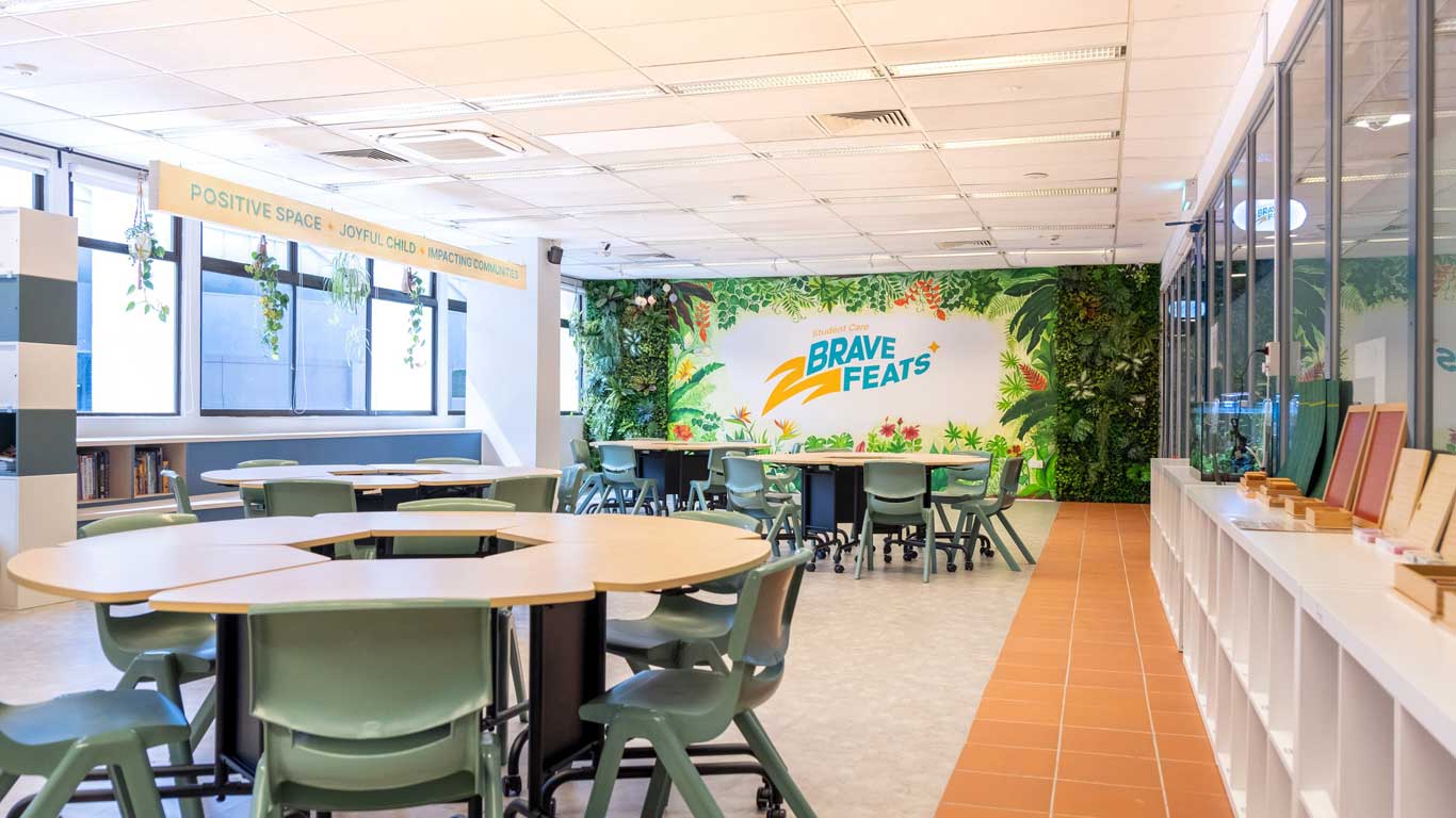 A newly refurnished space for Brave Feats after their rebranding with us