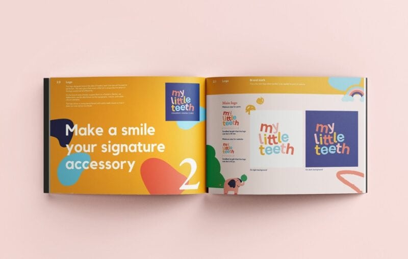 Brand Book for My Little Teeth, one of STUDIO DAM's clients
